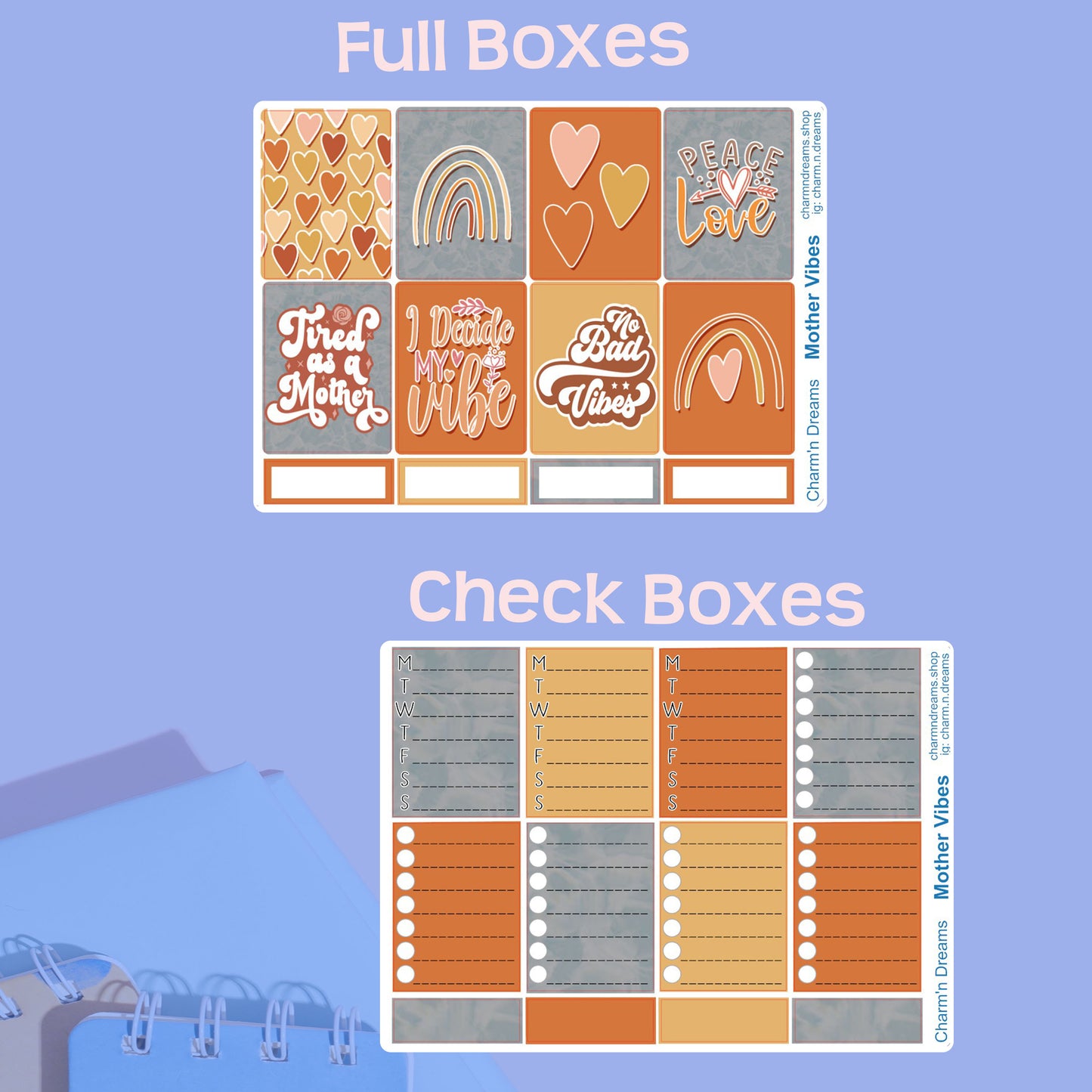 Vibes Premium Planner Sticker Kit