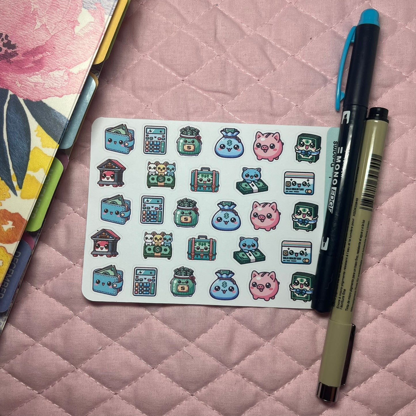 Money- Sampler Planner Stickers
