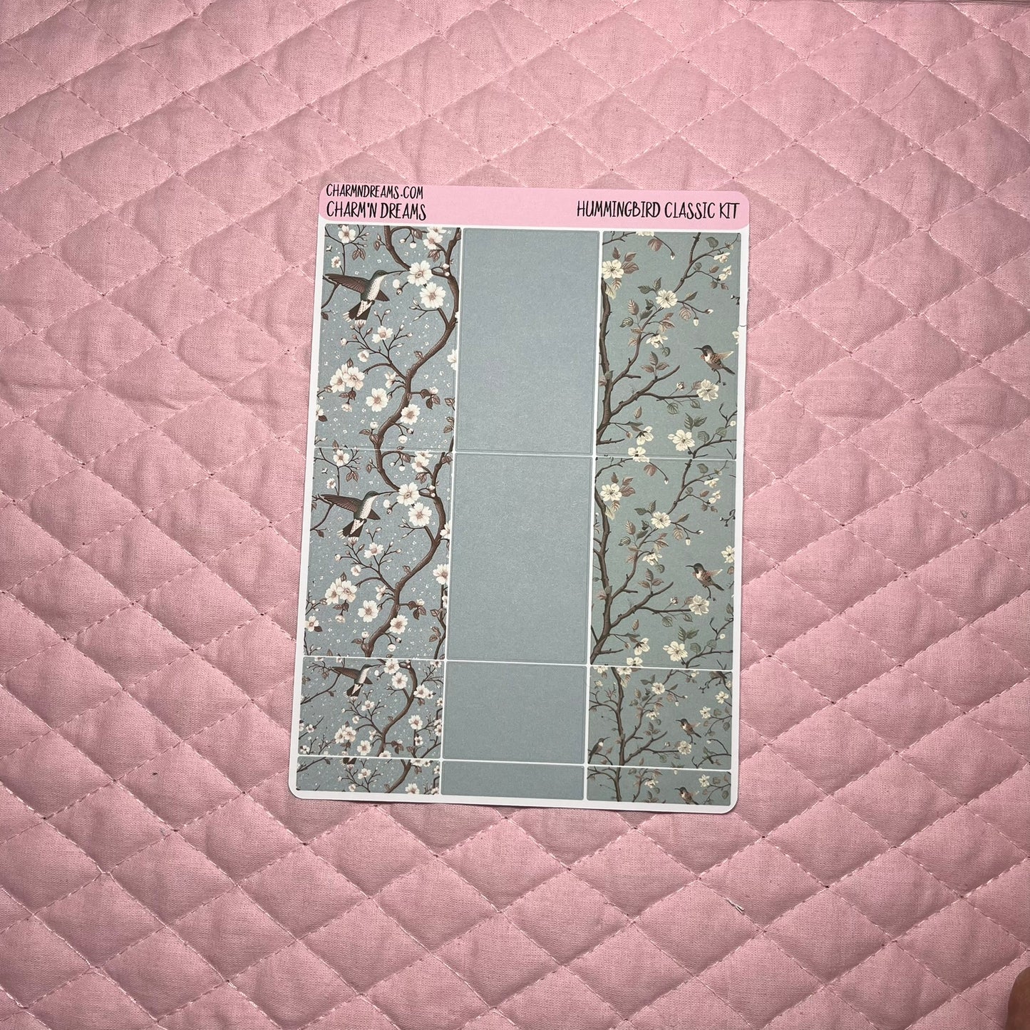 Hummingbird Classic Planner Sticker Kit