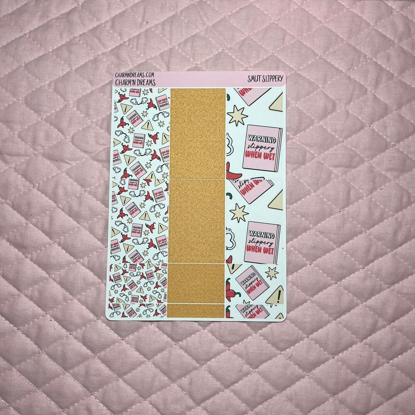 Smut Slippery When Wet Planner Sticker Kit
