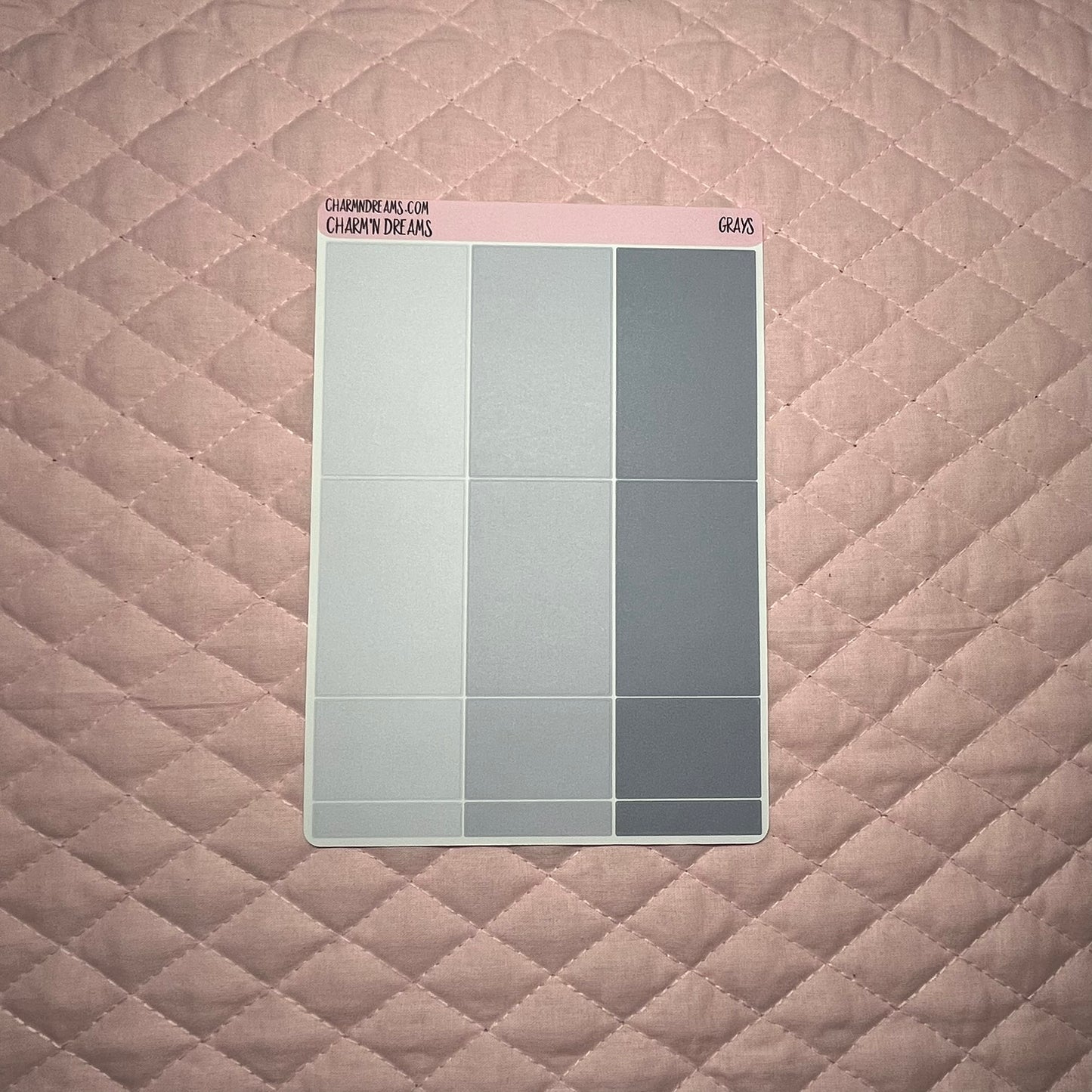 the Grays Planner Sticker Kit