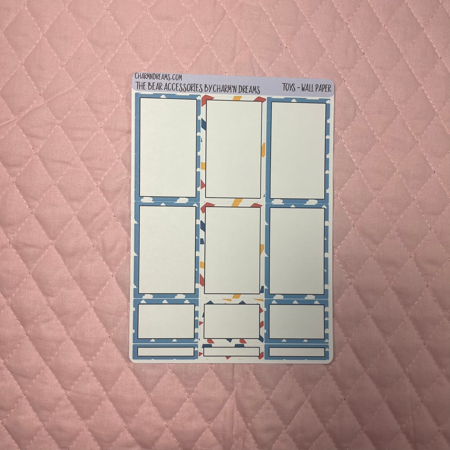 Toys Wallpaper Planner Sticker Kit