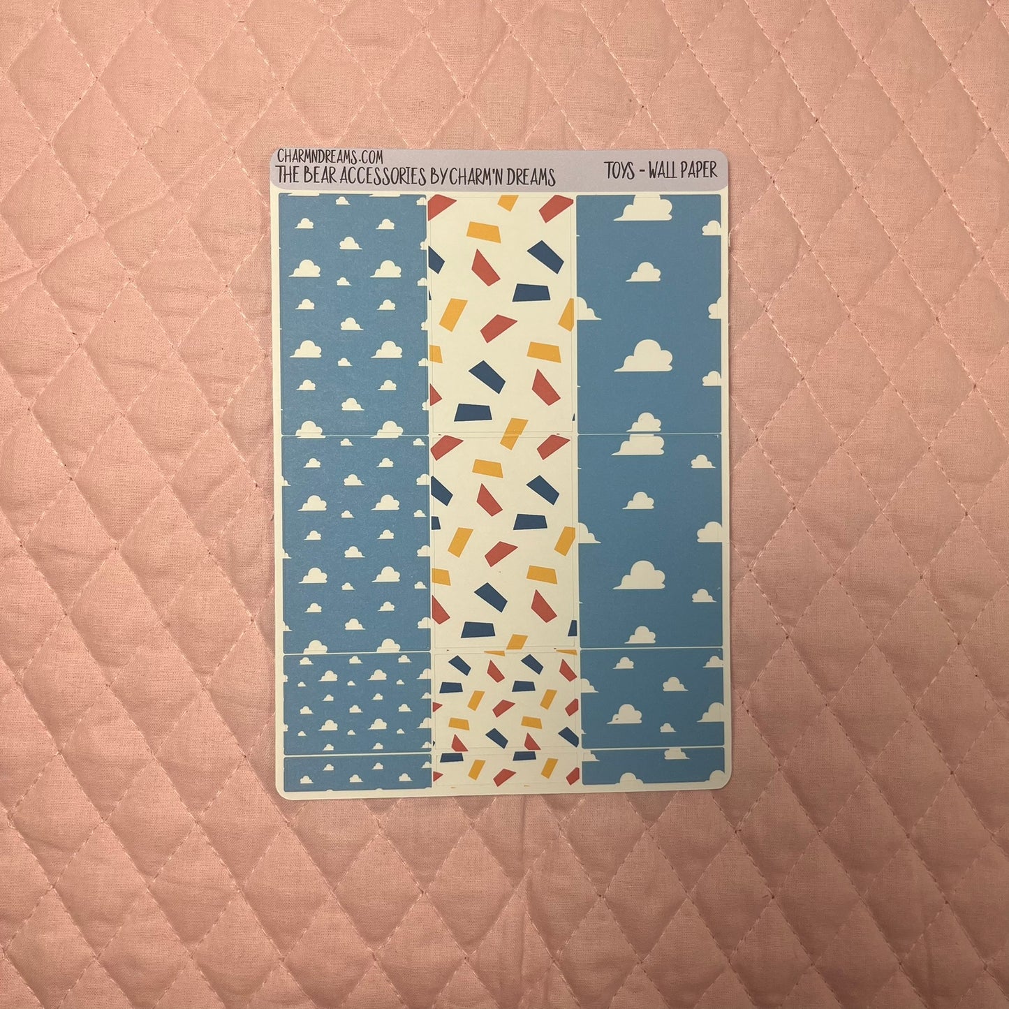Toys Wallpaper Planner Sticker Kit
