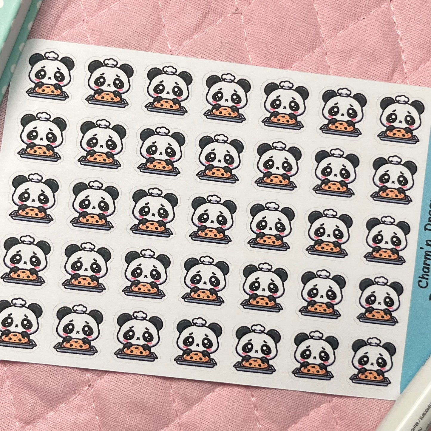 Panda Bake Icon Planner Stickers