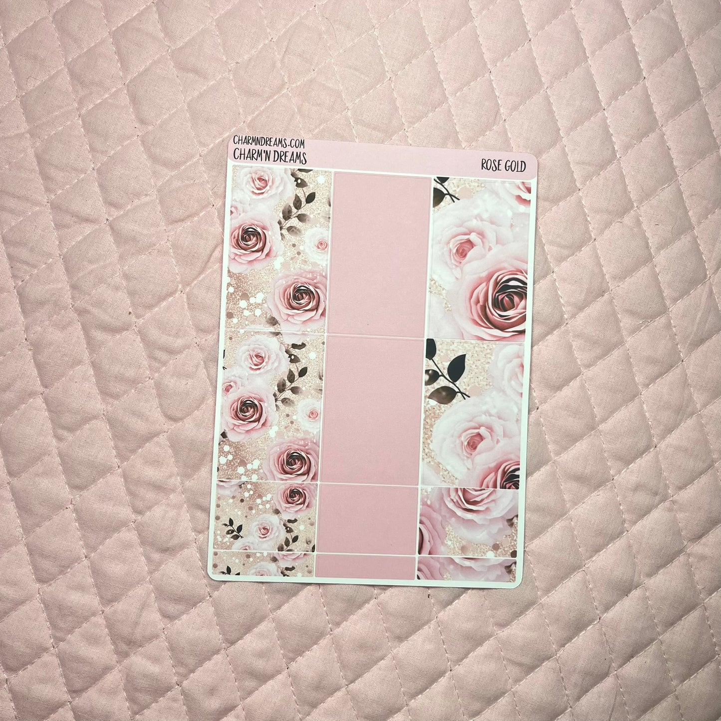 Rose Gold Planner Sticker Kit