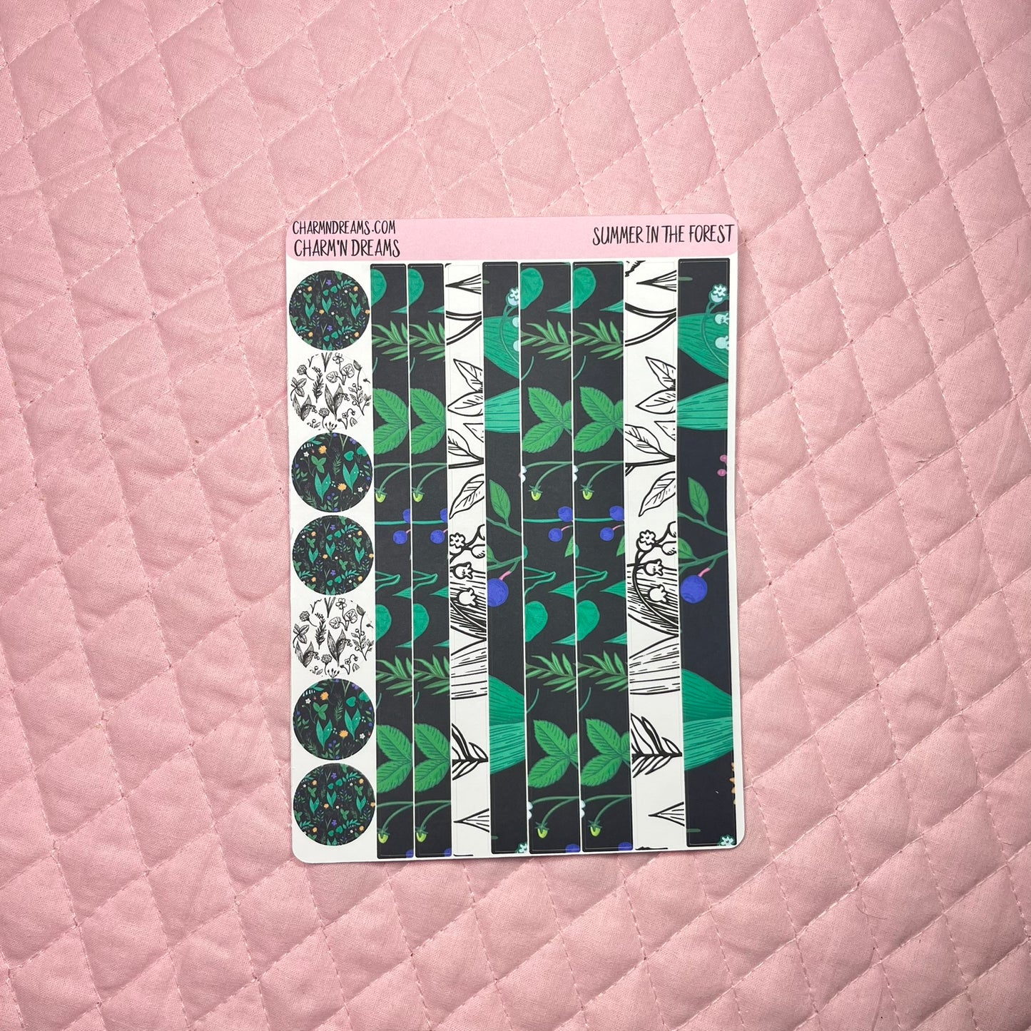 Summer in the Forest Planner Sticker Kit