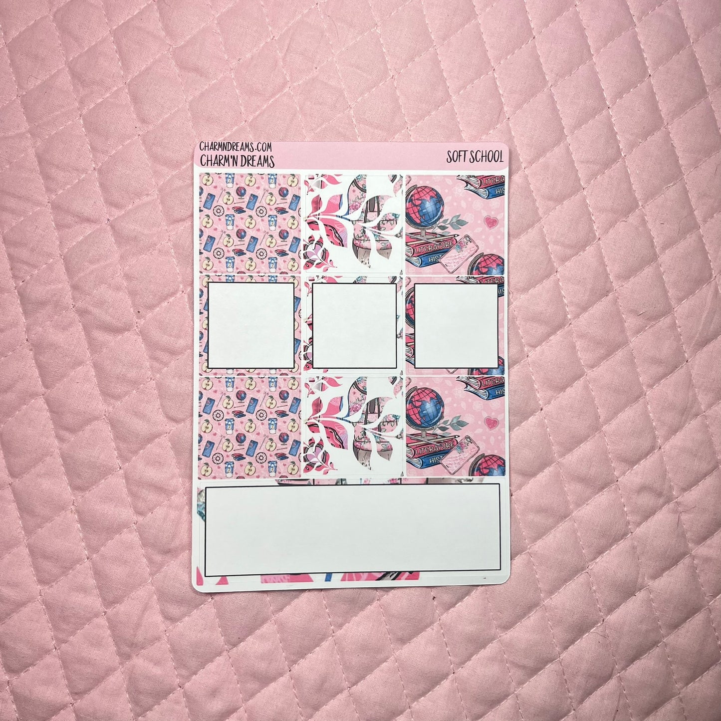 Soft School Planner Sticker Kit