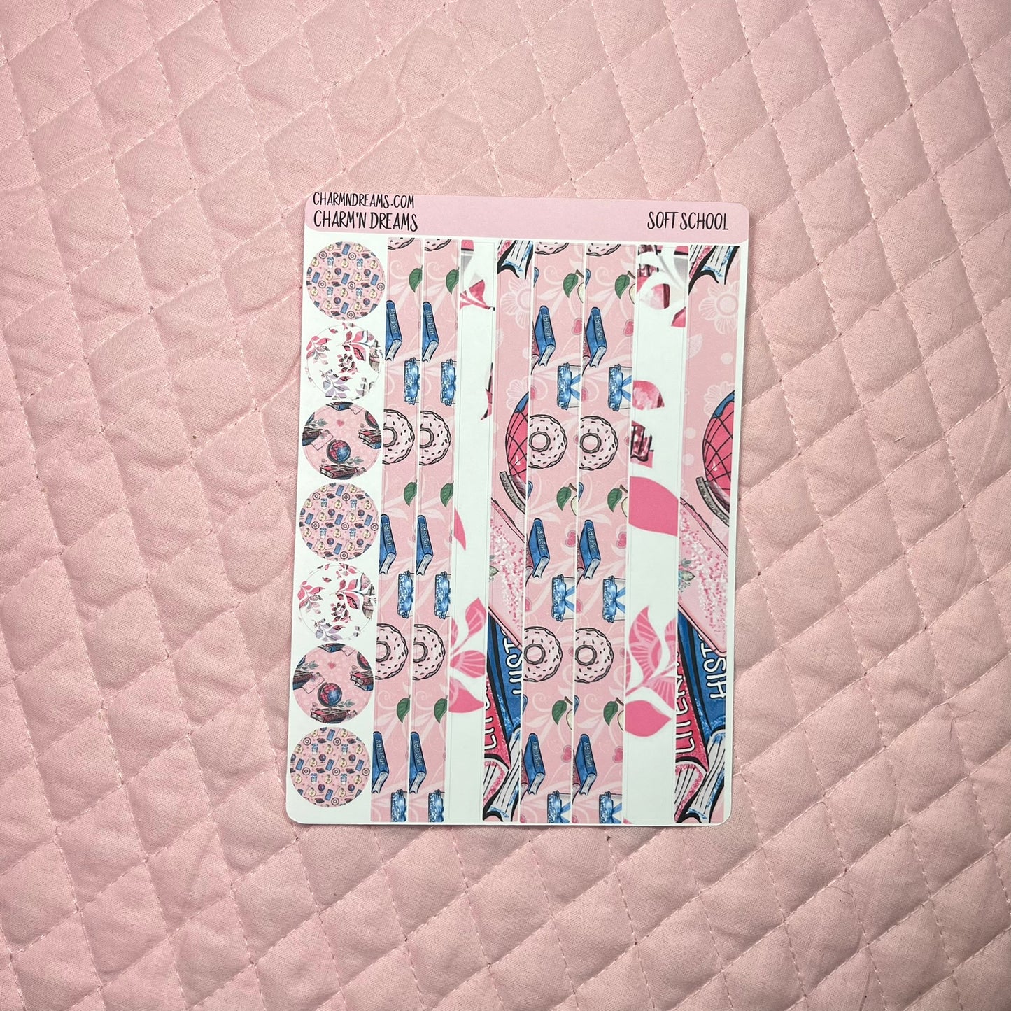 Soft School Planner Sticker Kit
