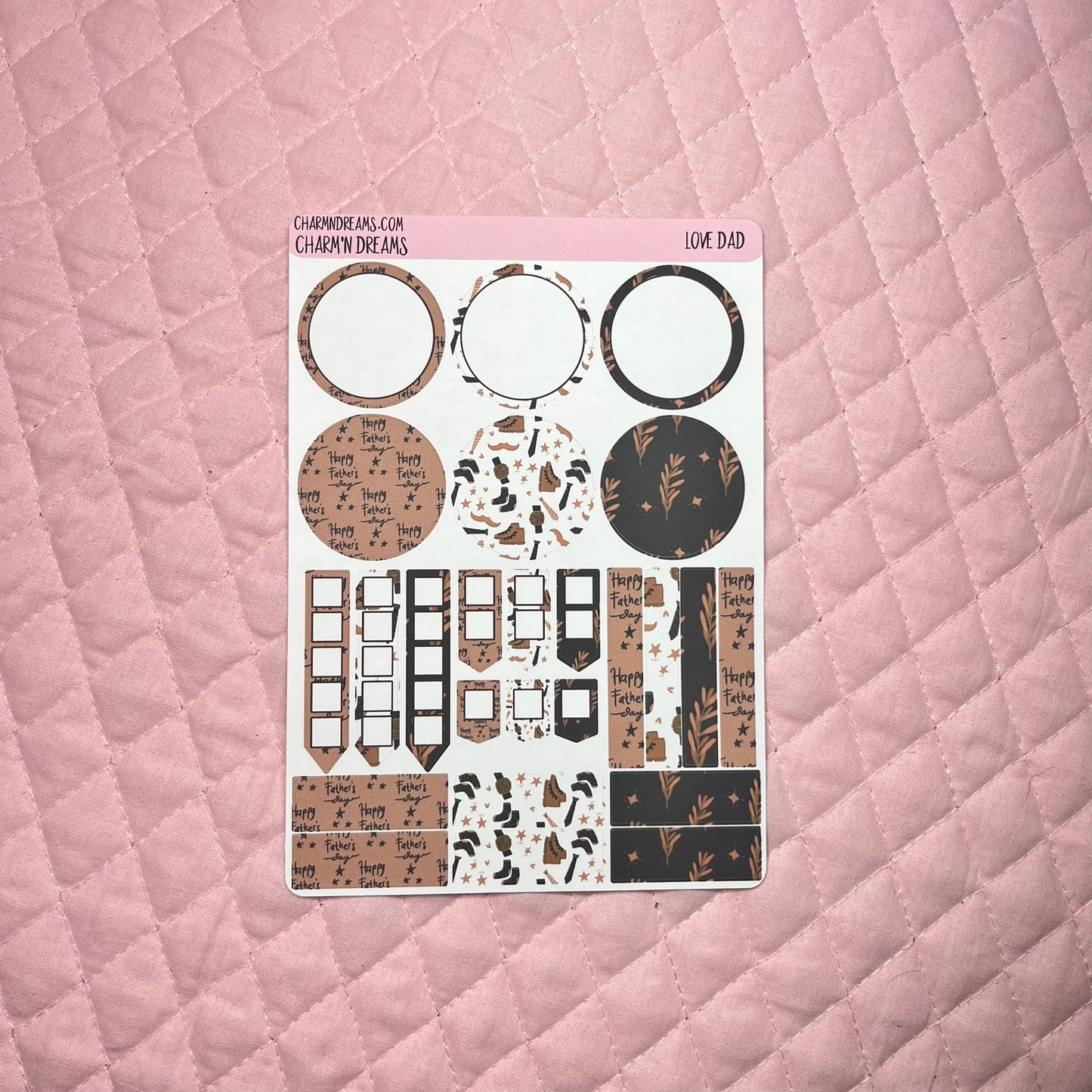 Father's Day Planner Sticker Kit
