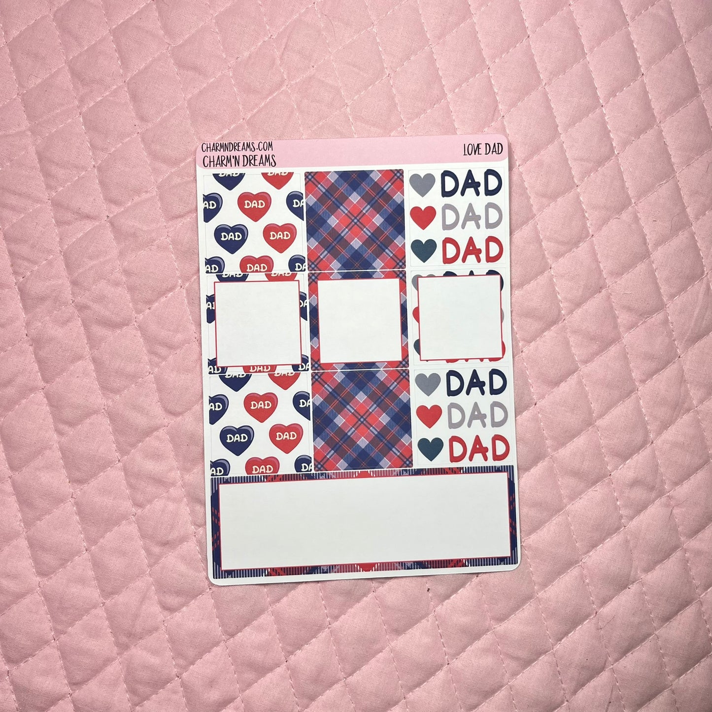 Love Dad Planner Sticker Kit