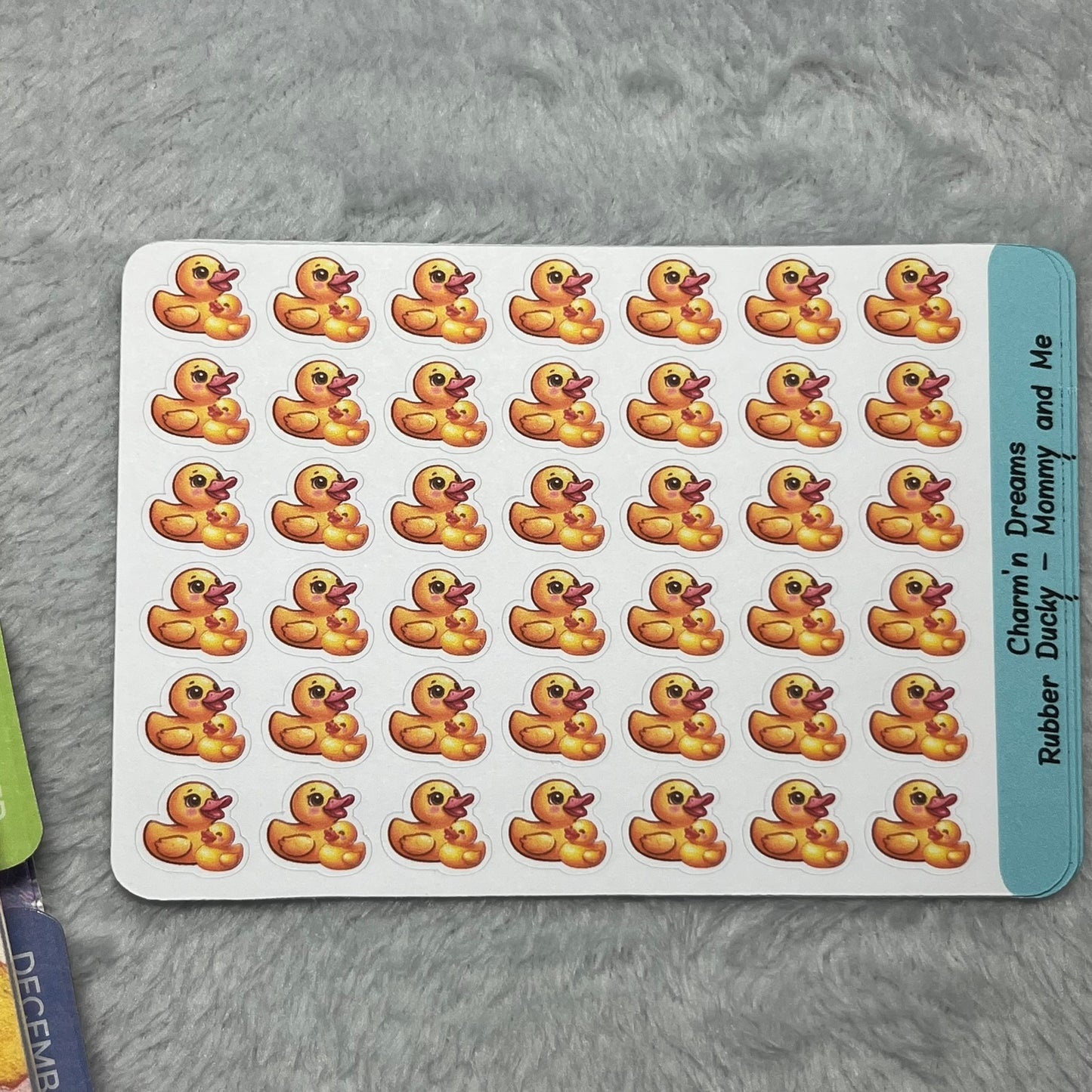 Rubber Ducky Mommy and Me Icon Planner Stickers