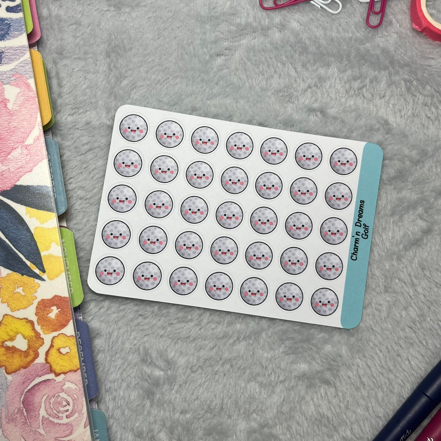 Sports Golf Icon Planner Stickers