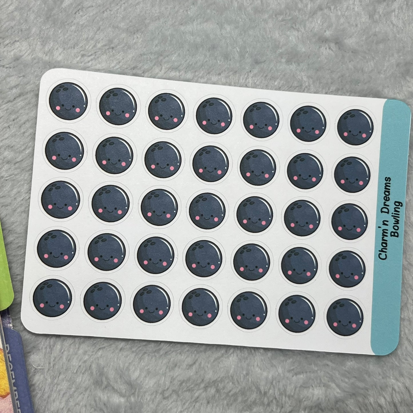 Sports Bowling Icon Planner Stickers