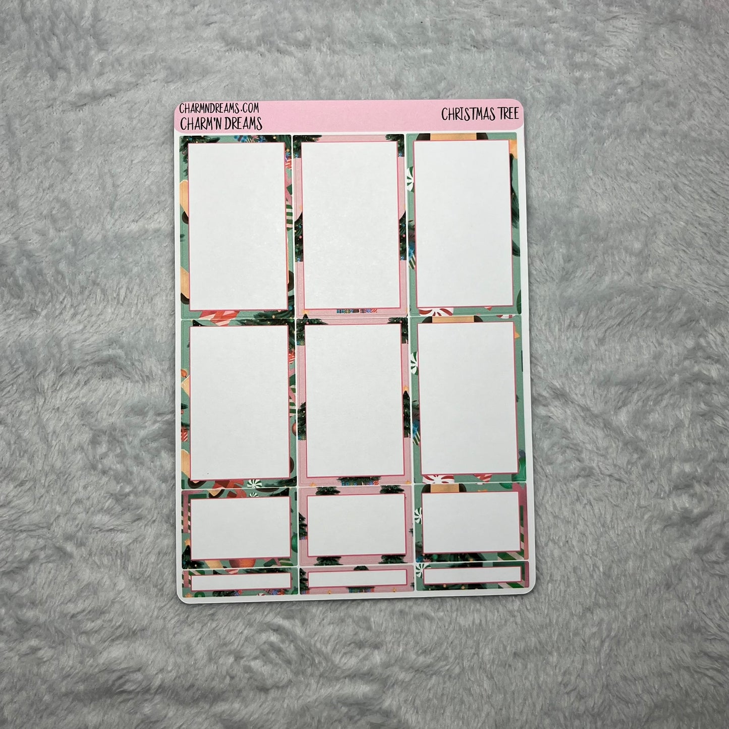 Christmas Tree Planner Sticker Kit