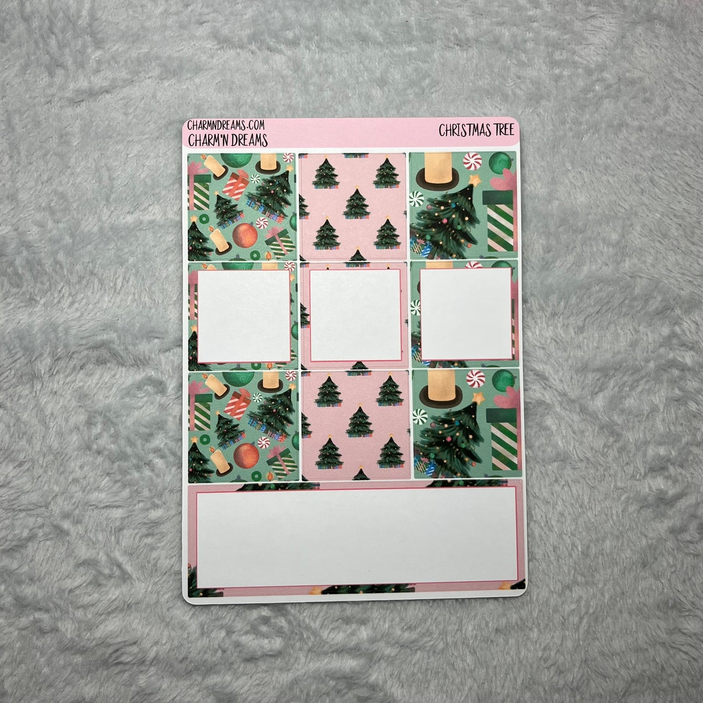 Christmas Tree Planner Sticker Kit