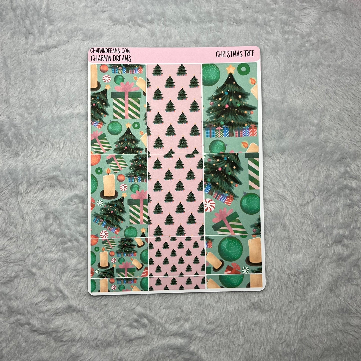 Christmas Tree Planner Sticker Kit