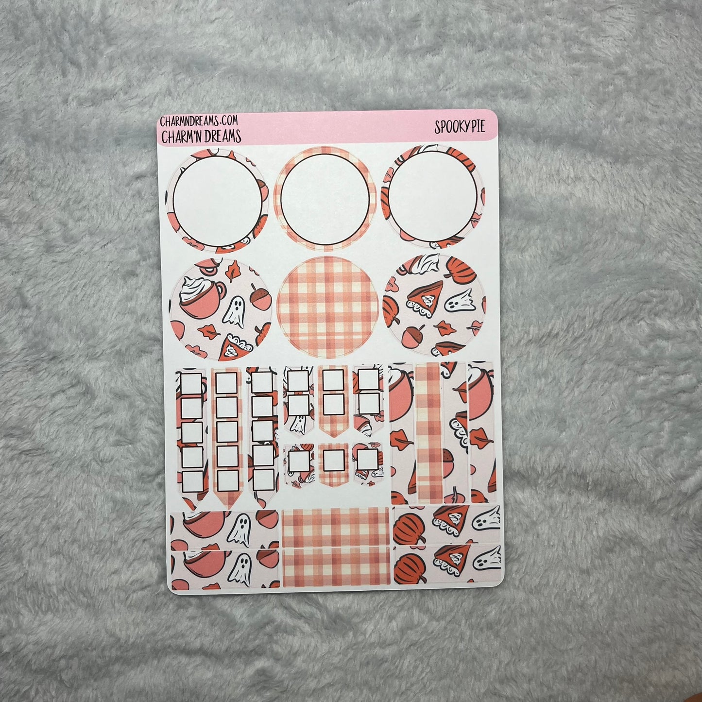Spooky Pie Planner Sticker Kit