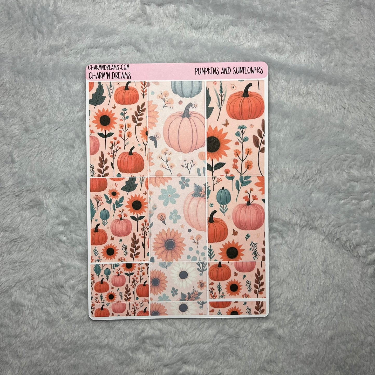 Pumpkins and Sunflowers Planner Sticker Kit