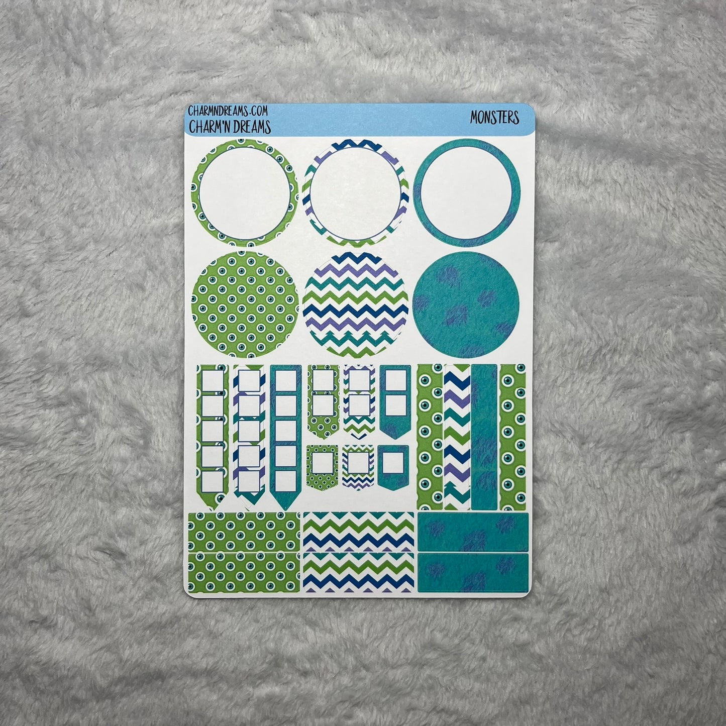 Monsters Planner Sticker Kit