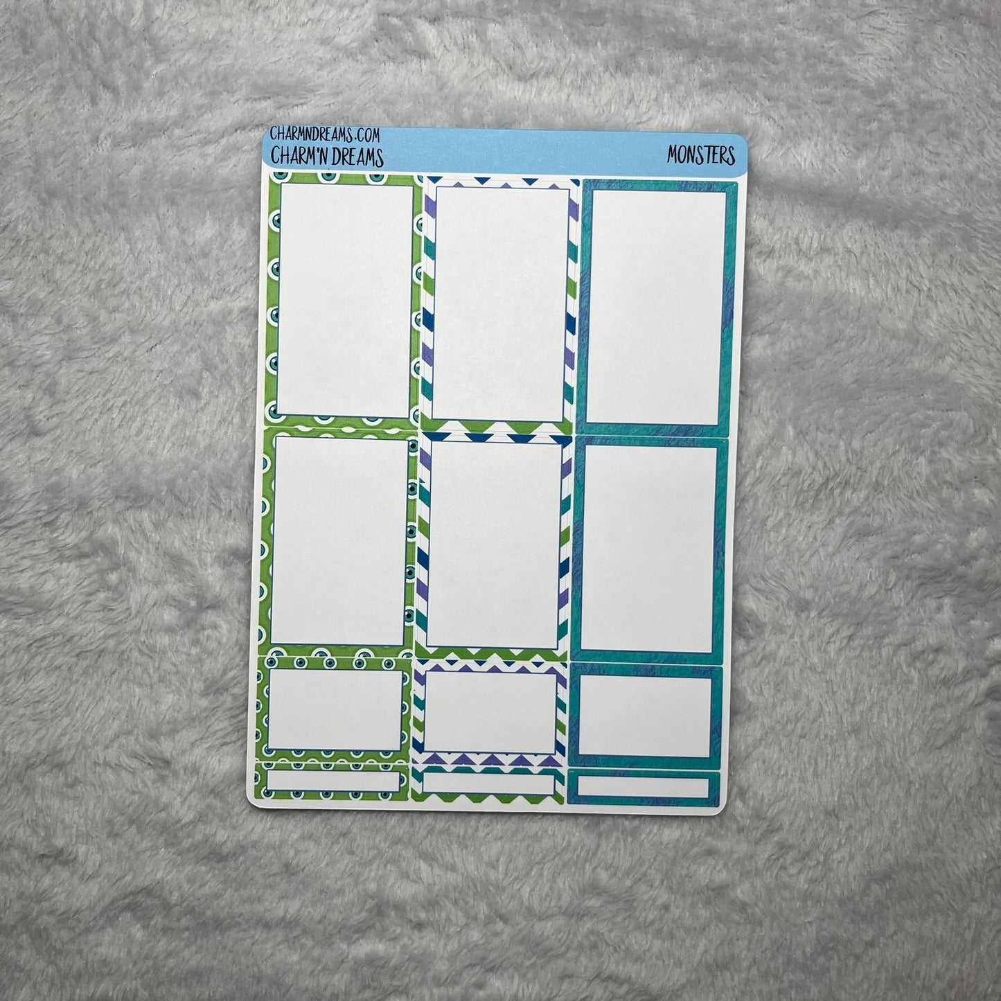 Monsters Planner Sticker Kit