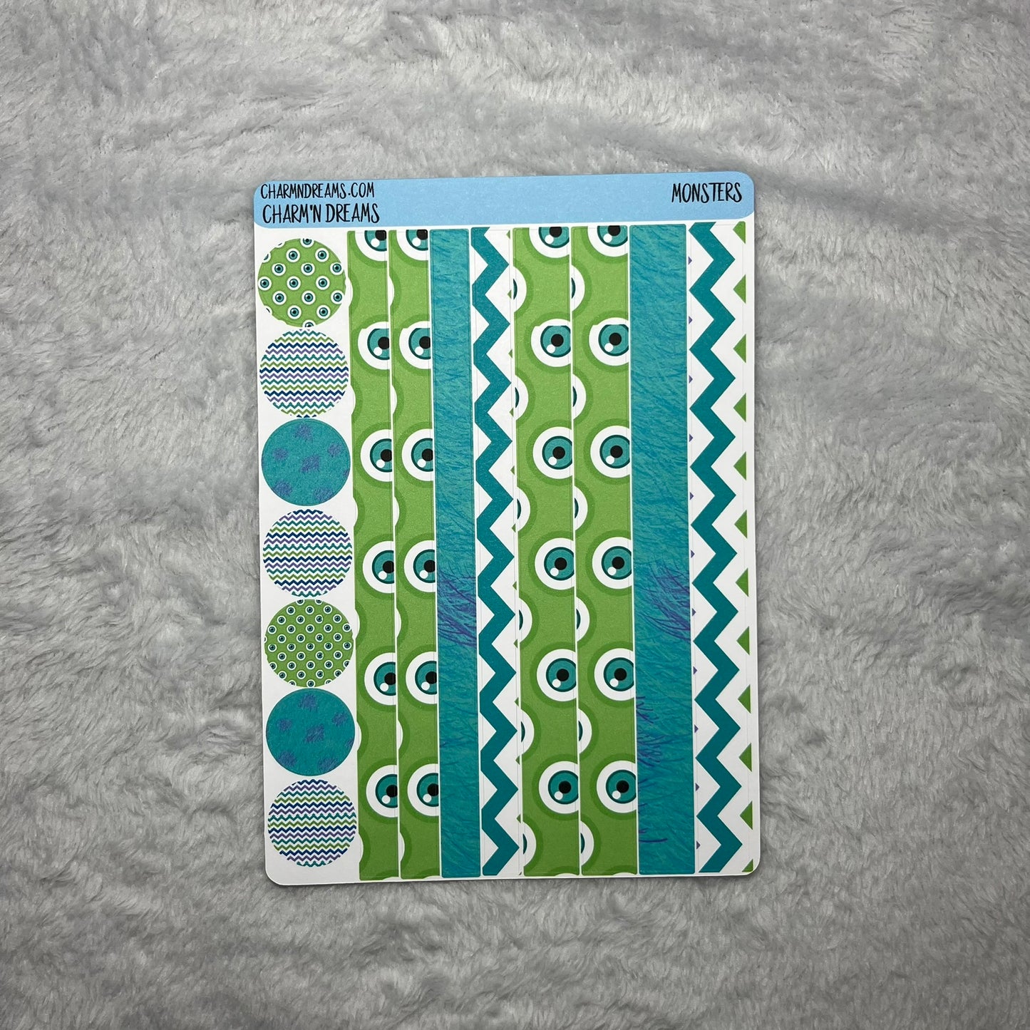 Monsters Planner Sticker Kit