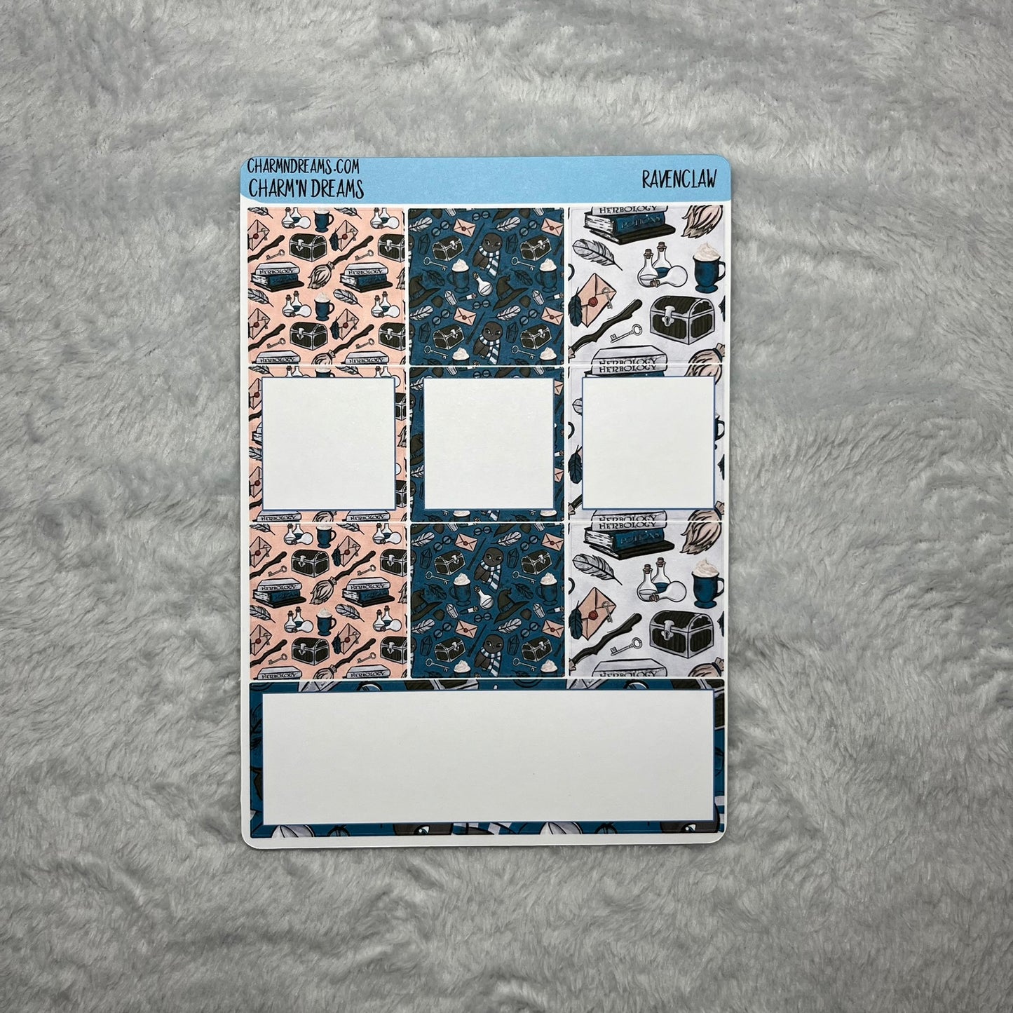 Wizard School Ravenclaw Planner Sticker Kit