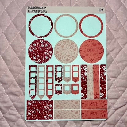 Love Planner Sticker Kit