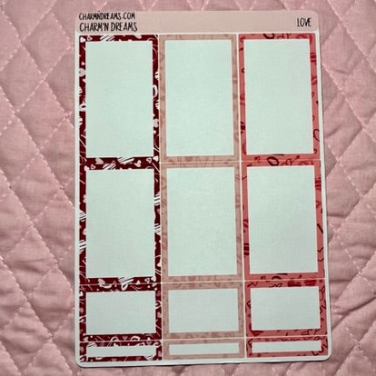 Love Planner Sticker Kit