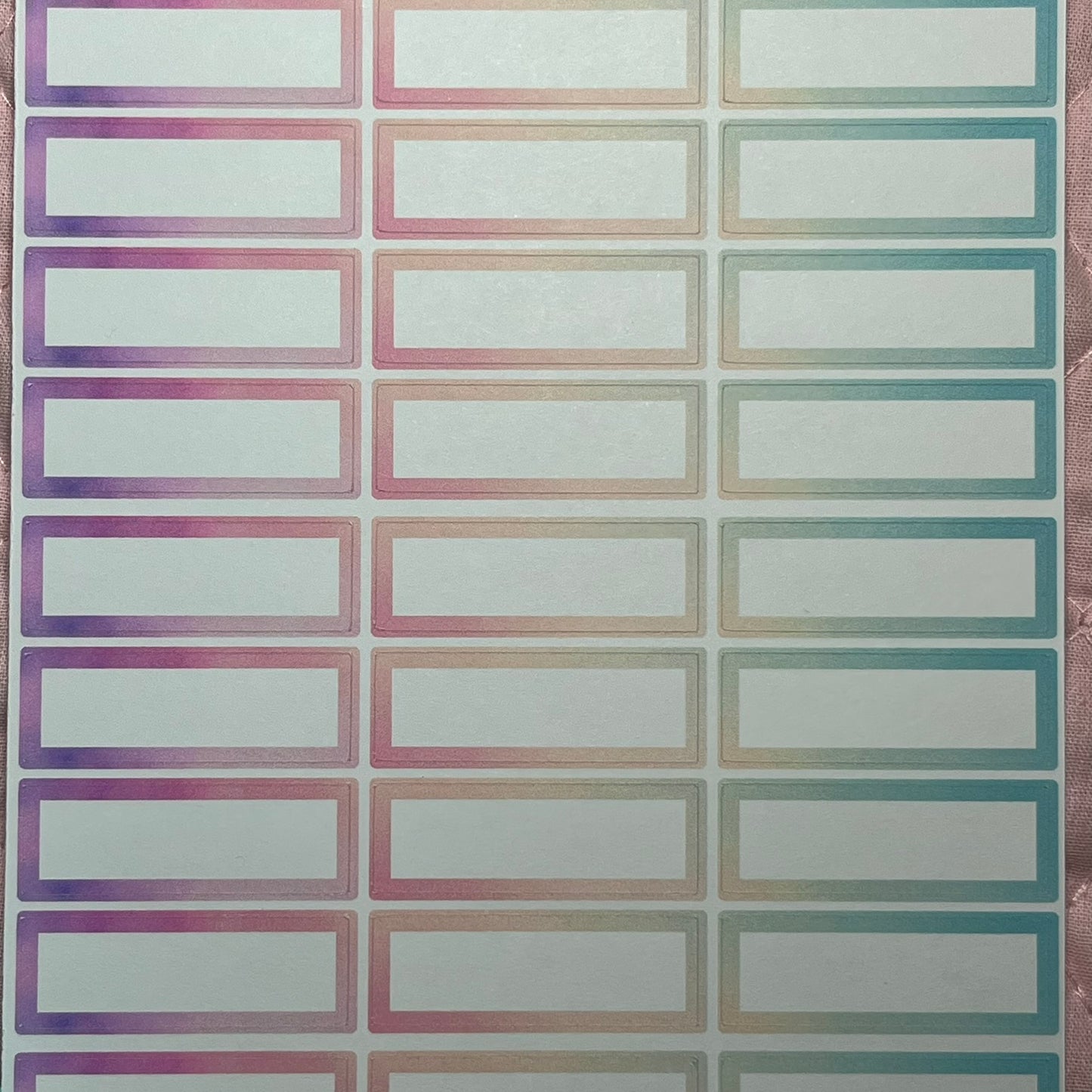 Dreamer 1/2 inch Boxes Planner Stickers
