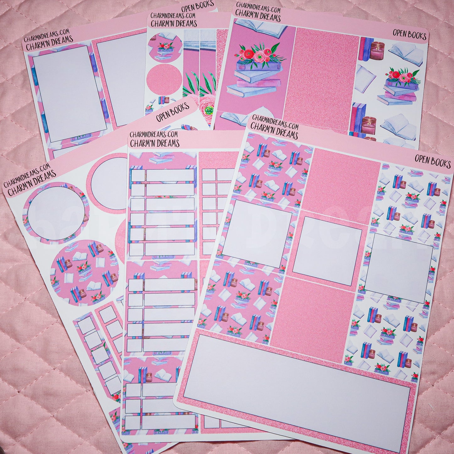 Open Books Planner Sticker Kit