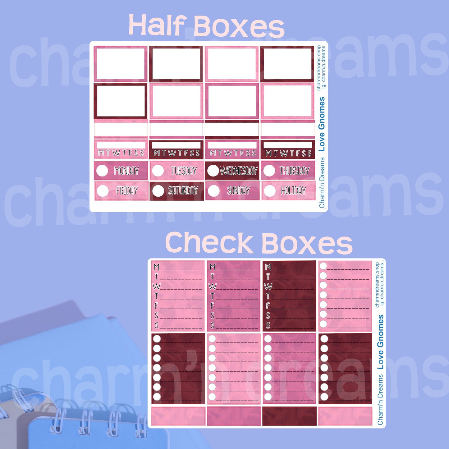 Love Gnomes Premium Planner Sticker Kit