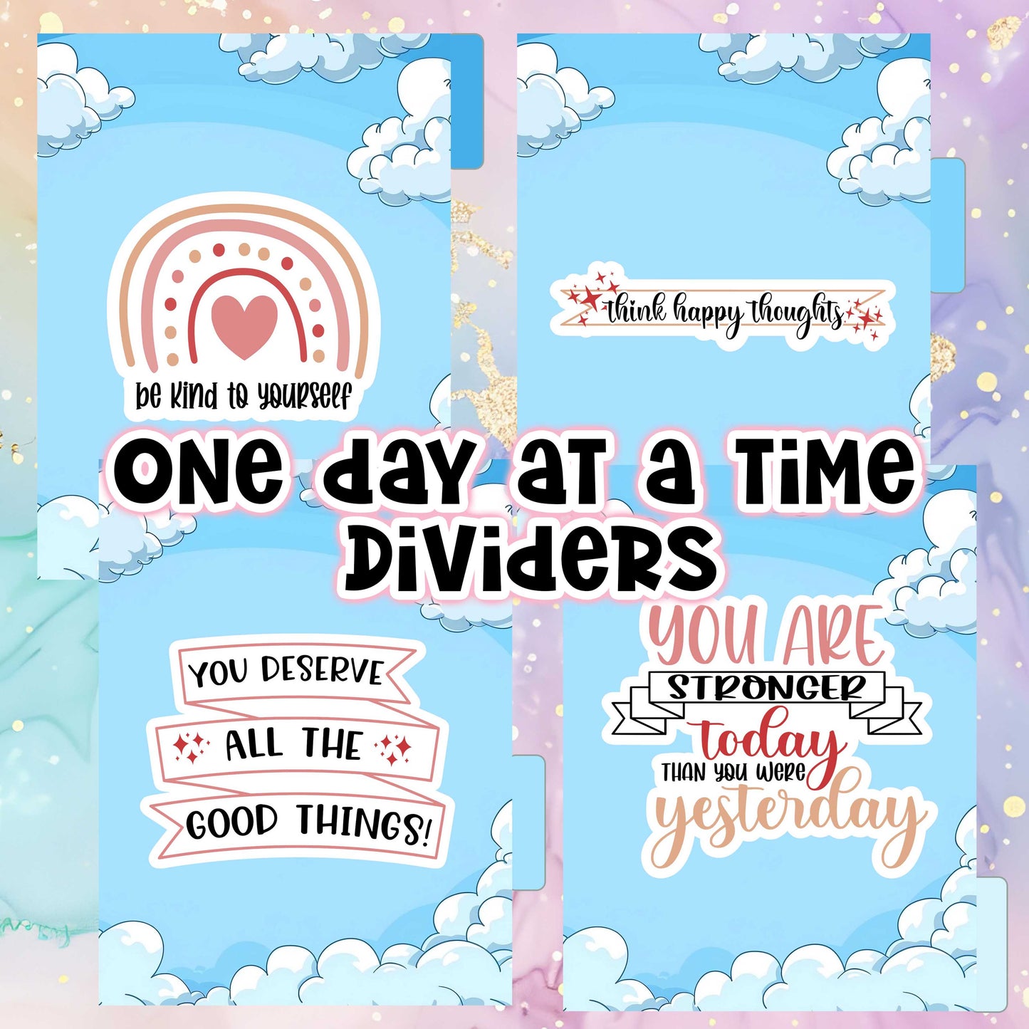 One Day at a Time Dividers - Multiple Sizes