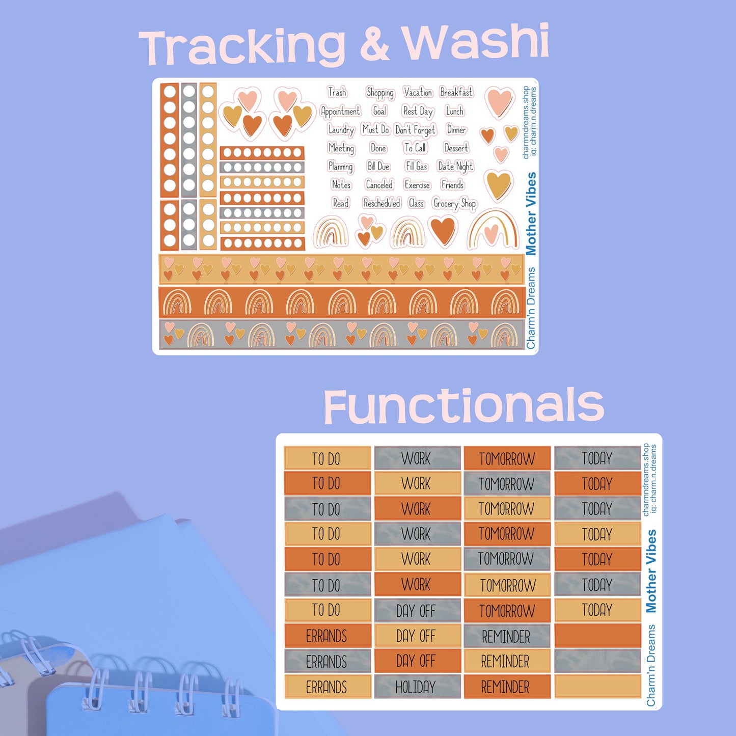 Vibes Premium Planner Sticker Kit