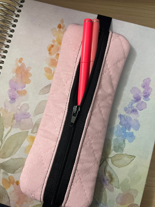 Pink and Posh Elastic Pen Holder Pouch