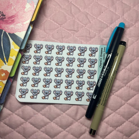 Koala Sweep Icon Planner Stickers