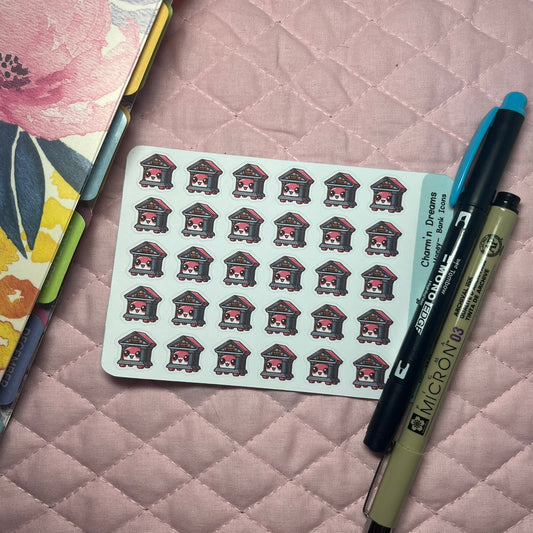 Money Bank Icon Planner Stickers