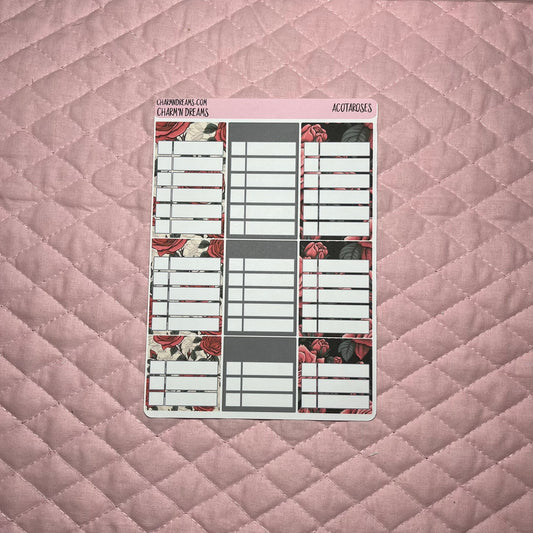 ACOTARoses Planner Sticker Kit