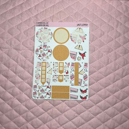Smut Slippery When Wet Planner Sticker Kit