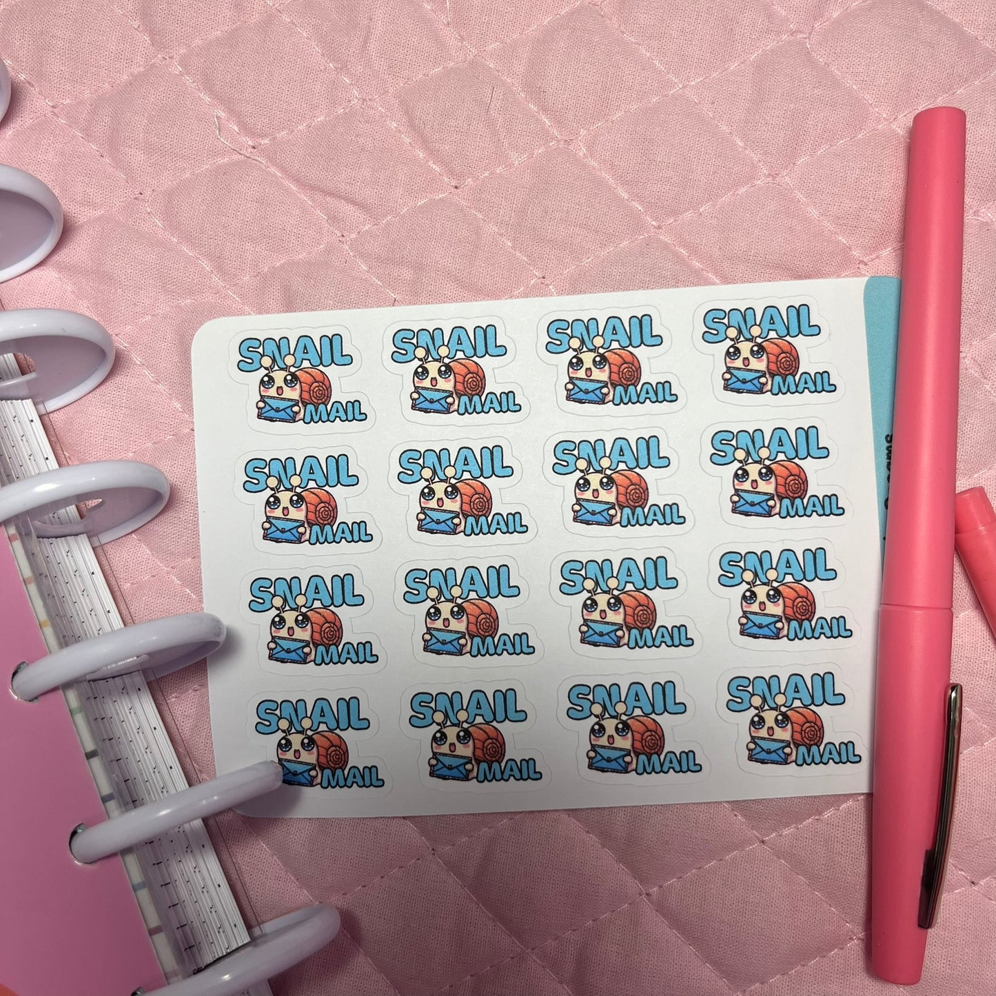 Snail Mail Paper Stickers