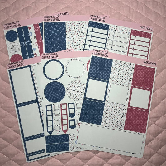 Sweethearts Planner Sticker Kit