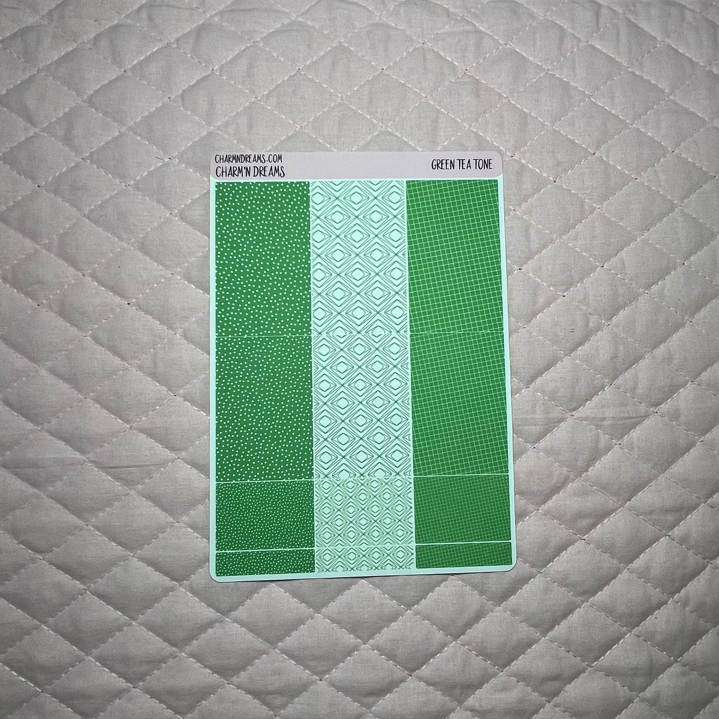 Green Tone Planner Sticker Kit