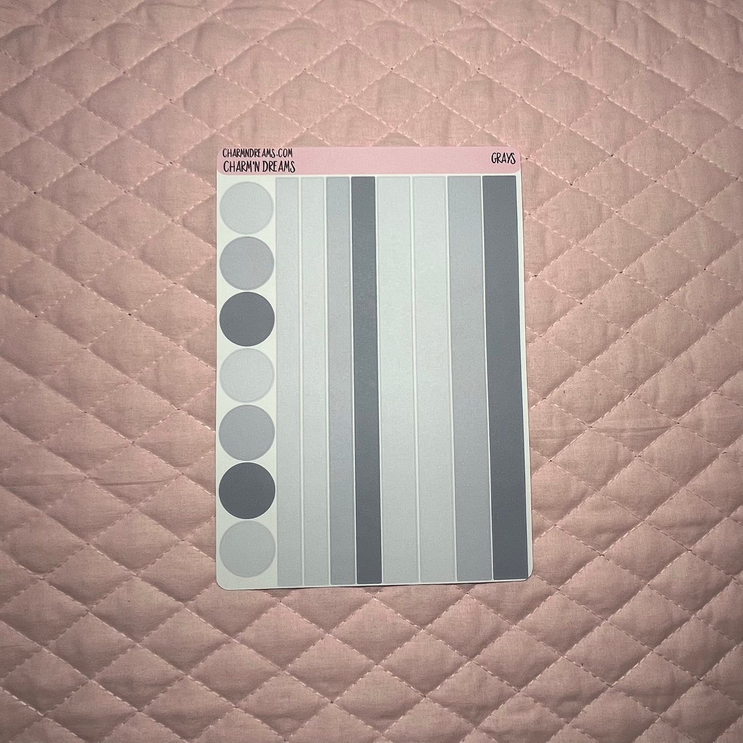 the Grays Planner Sticker Kit