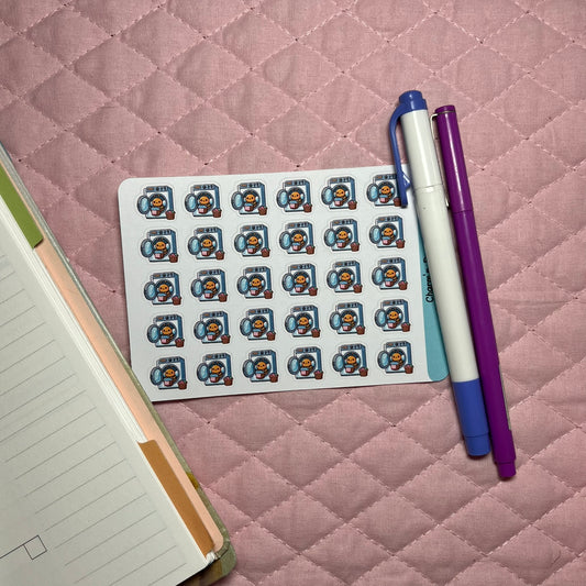 Bee Laundry Icon Planner Stickers
