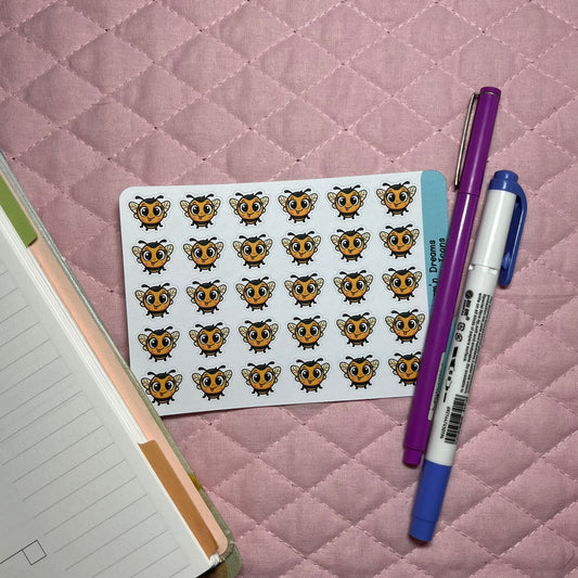 Bee Silly Icon Planner Stickers
