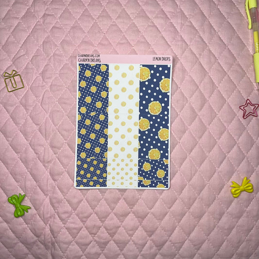 Lemon Drop Planner Sticker Kit