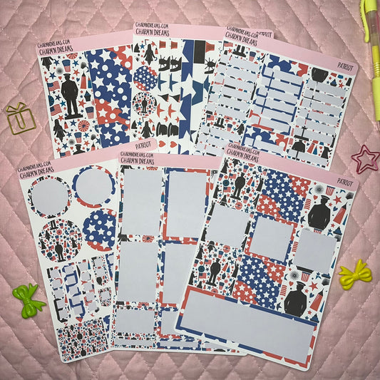 Patriot Planner Sticker Kit