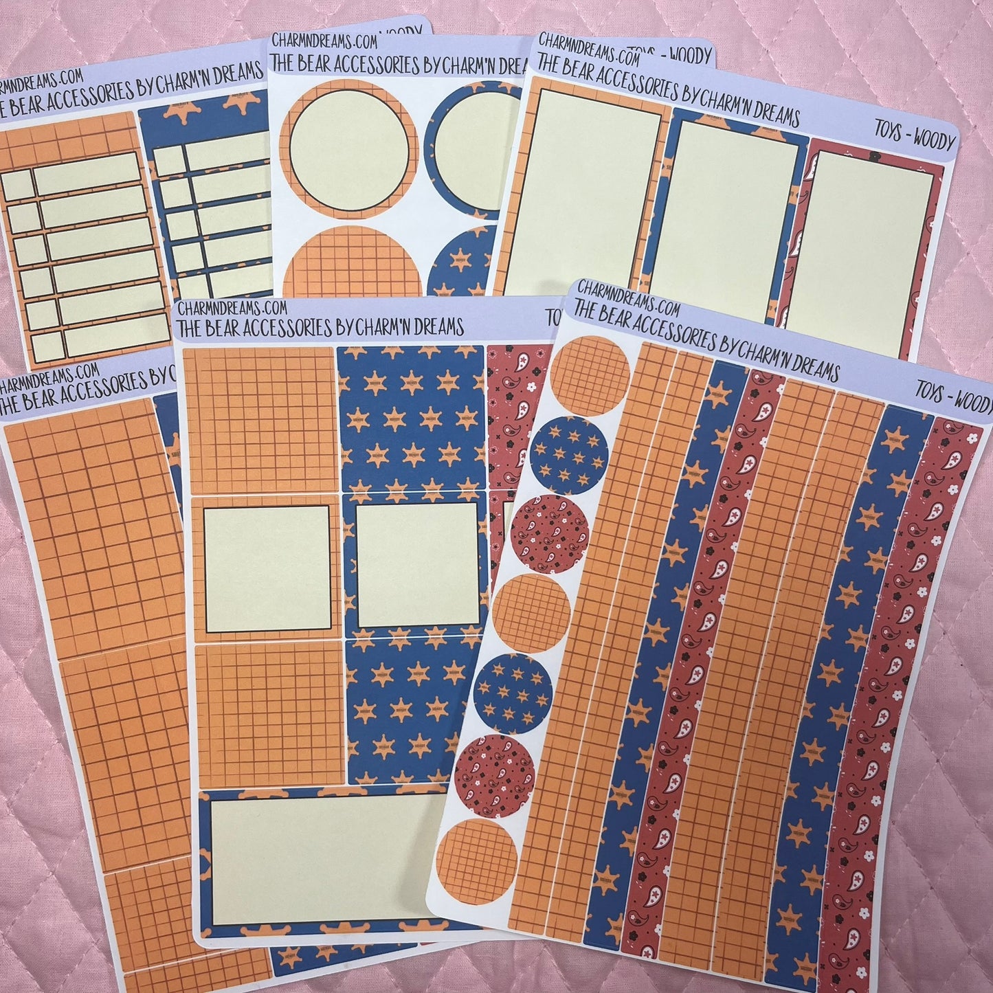 Toys Woody Planner Sticker Kit