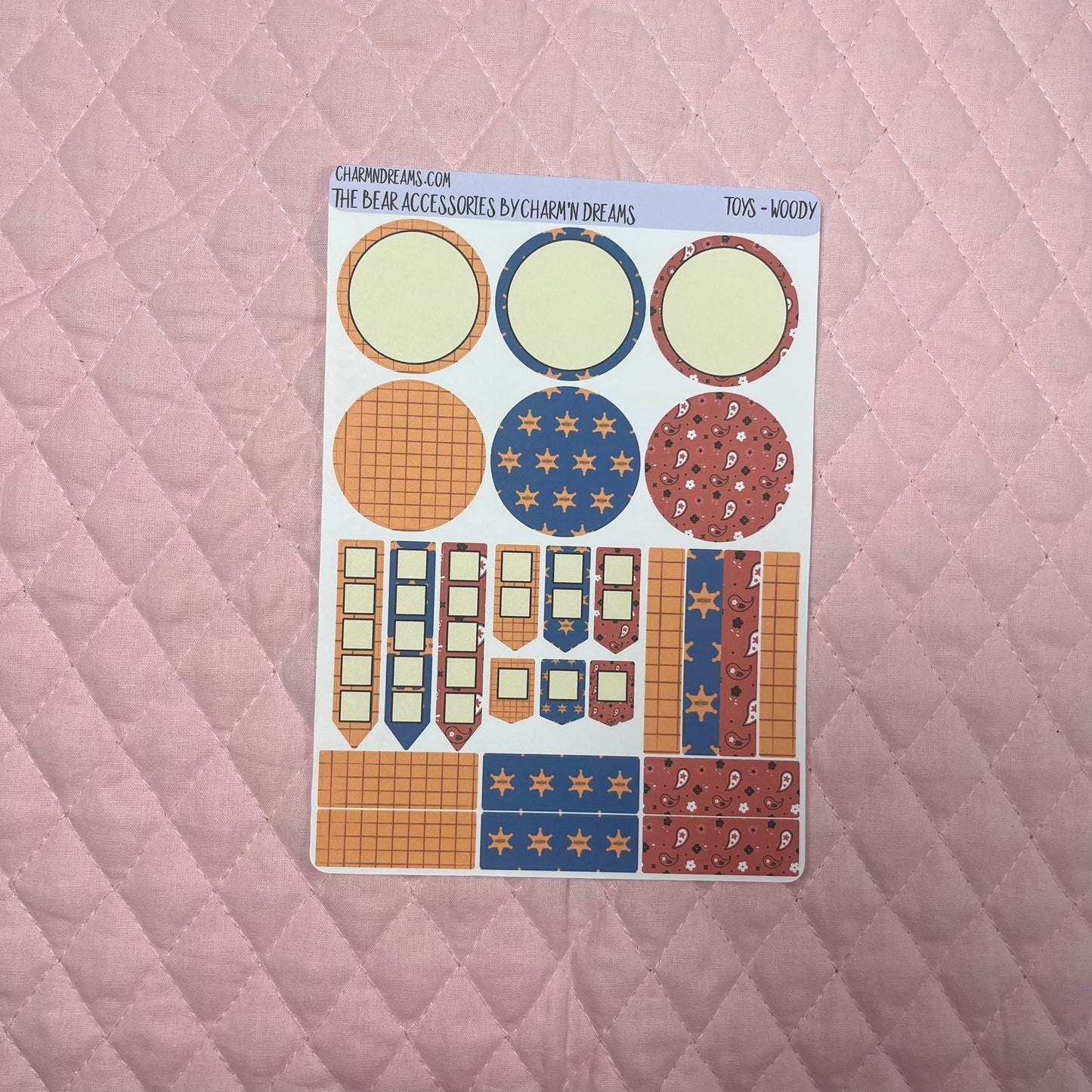 Toys Woody Planner Sticker Kit