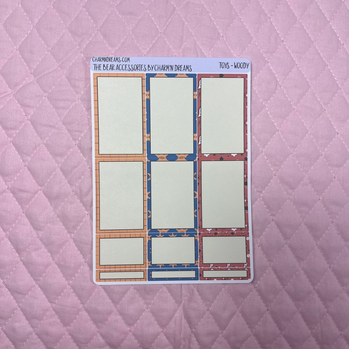 Toys Woody Planner Sticker Kit