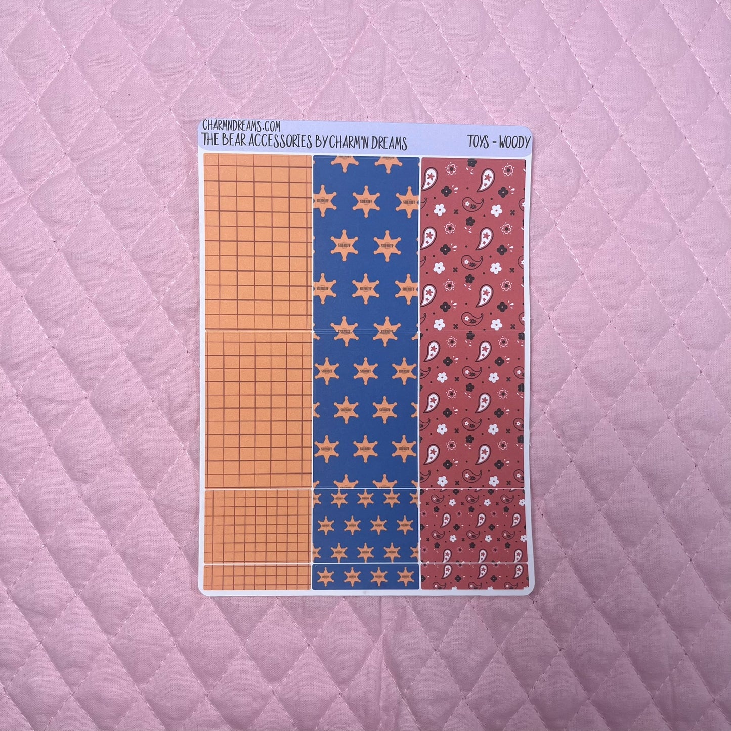 Toys Woody Planner Sticker Kit